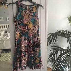 Floral Fit and Flare Dress